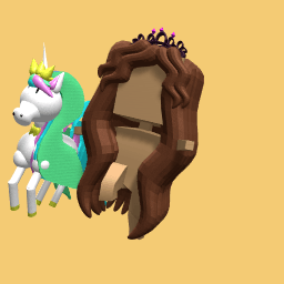 Unicorn Hair and Tiara