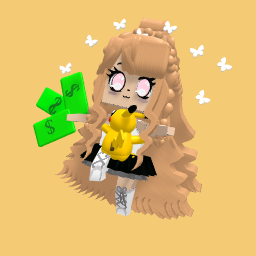 CUTE GIRL AND HER PIKACHU PET / MONEY ADDED !!! 