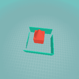 The green nest with a red egg