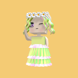 Metallic Flower Girl