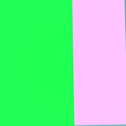 Green vs pink