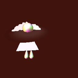 Little Girl with Poney Tails