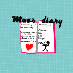 Mae’s diary pt one