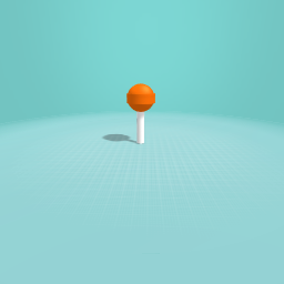 Orange lollipop