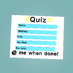 Short quiz