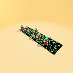 I like trees and black grass