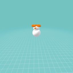 The snow man helicopter