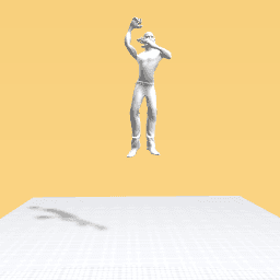 Weid pose in the air