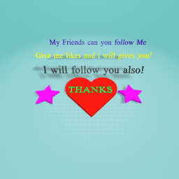 To My Followers And who will follow me!!!?