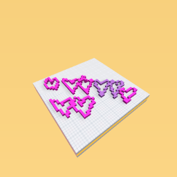 Loveheart pattern