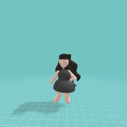 A woman getting dressed to go to the mall