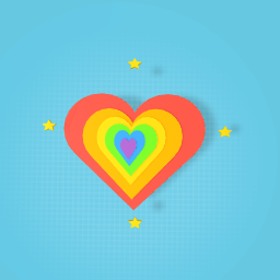 Rainbow heart