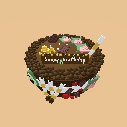 fruits birthday  cake