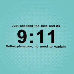 No need to explain