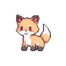 Playful Fox Pixel Version  ピクセルフォックス
