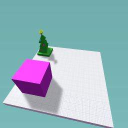 Christmas tree game piece