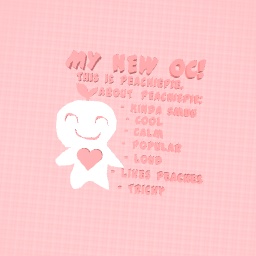 My New OC: PeachiePie!!