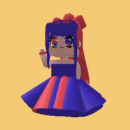 Wow red Blue girl
