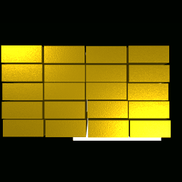 Gold wall