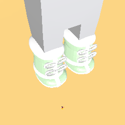 Cute light green boots