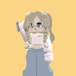 Cute Gen Z girl