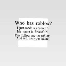 Who has roblox?