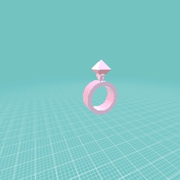 Very shiny pink ring