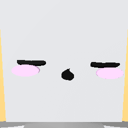 Sleepy face and mouth