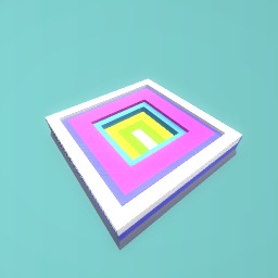 The square withthe rainbow