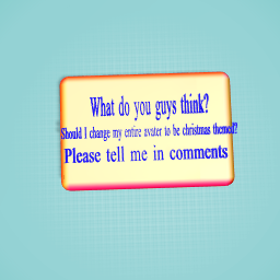 Should change it?