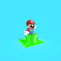 Mario In A Pipe