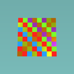 Rainbow checkerboard