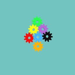 Multicoloured wheel