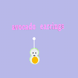 Avocado  earrings