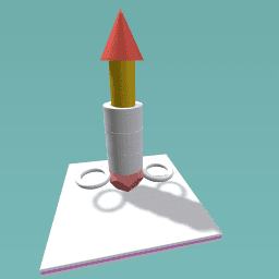 Toilet paper spaceship