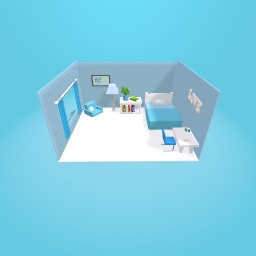 Blue Bedroom!
