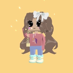 A simple cute girl