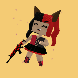 Red And Black Custume