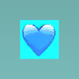 Blue heart !