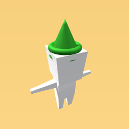 Green party hat