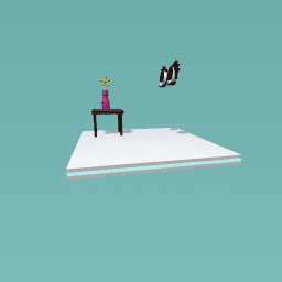 Flower vase on a table