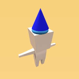 blue  party  hat