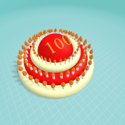 100 YEARS OLD!!! B-DAY CAKE