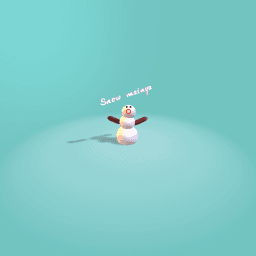 Snow man