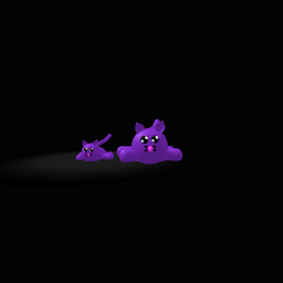 Purple cat