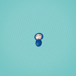 baby in blue cloth