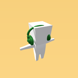 green headhones