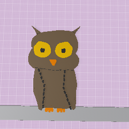 Toy stuffed owl (: