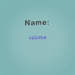 what your name