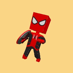 Spiderman 3.0 With Captain America Shield